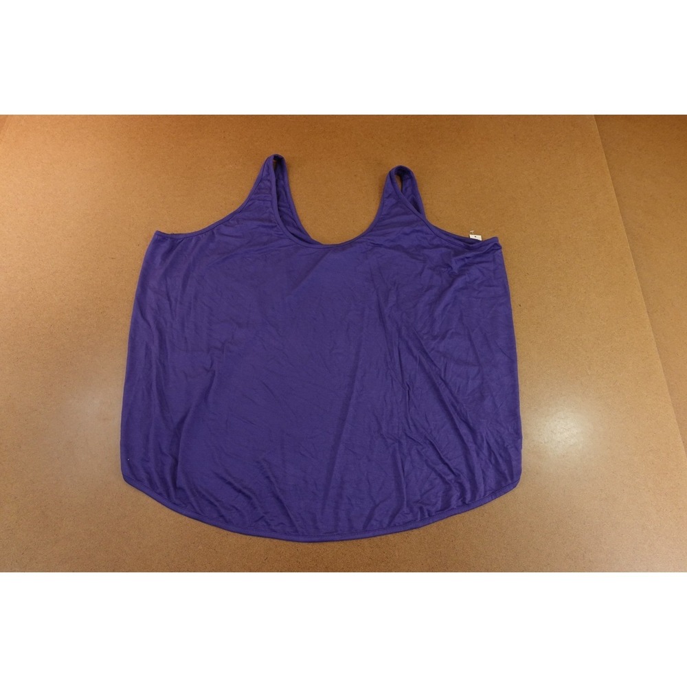 Adore Me Womens 3X Purple Twist Detail At Back Balenda PJ Sleepwear Tank Top NWT